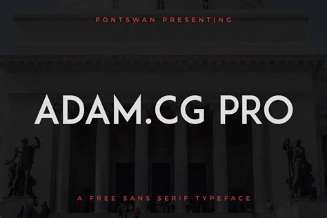 adam cg pro font